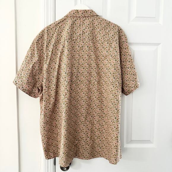 Johnson & Murphy Pink Avocado Novelty Print Button Casual Shirt Hawaiian XXXL - Picture 10 of 11